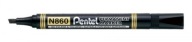 Pentel N860 čierny skosený permanentný popisovač