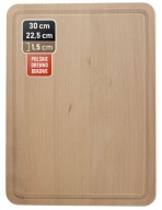 Doska na krájanie s drážkou Bukové drevo 30x22,5