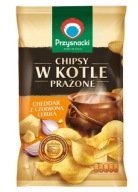 Przysnacki Cheddar chips s červenou cibuľou 125 g