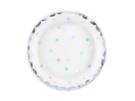 Jednorožcové taniere - Hviezdičky, 18 cm, 6 ks.