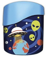 Orezávatko na pastelky Aliens/UFO, modré