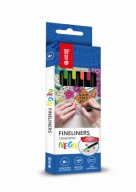 MEMOBE jemná linka 0,4 mm neónová 6 farieb