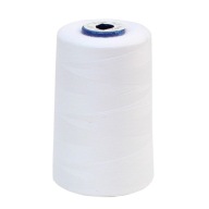 Biele nite pre overlocker Ariadna VIGA 120 5000m veľká cievka POLISH +OEKOTEX