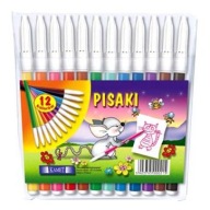 KAMET školské fixky, fixky, fixky, 12 farieb