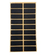 Samolepiace plstené podložky pod nábytok – ČIERNA 15x40mm