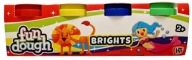 Sada hracieho cesta FUN DOUGH Bright rainbow 4x 55g