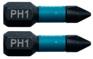 2 KS NÁRAZOVÉ HROTY PH1 25 mm B-63600 MAKITA