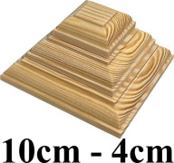 Baldachýny na drevenom stĺpiku Pyramída typ 10cm - 4cm