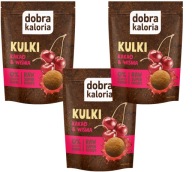3 x Guľôčky Dobra Kaloria z kakaa a čerešní Raw 58g