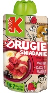 KUBUŚ Mousse Second Breakfast Banán Malina Krupicová kaša 100g