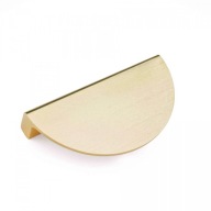 MOON GOLD BRÚSOVANÝ GLAMOUR MODERNÝ NÁBYTOK ÚCHYTKA 64/96 mm - POLkruh