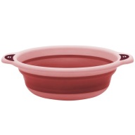 Silikónová skladacia misa, 3 l, odtiene ružovej