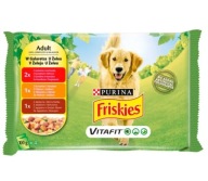 FRISKIES ADULT Hovädzie Kuracie Jahňacie 4x100g