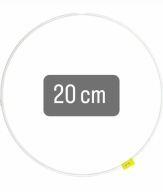 Obruč na lapač snov 20cm BIELA