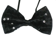 BLACK Flitrový motýlik / Flitrový motýlik