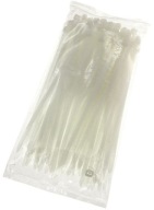 Sťahovacie pásky 20 cm, biele 100 ks, DAN03-WH