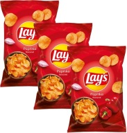 3x LAY'S LAYS Pepper Zemiakové lupienky 130g VEĽKÉ BALENIE