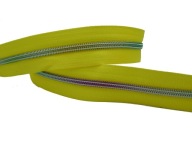 Zipsová páska Zips 5mm 1m ŽLTÁ / DÚHOVÁ FAR