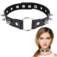 SEXY CHOKER GOLIER S COPMI, GOLIER S PRSTEŇOM