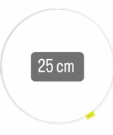 Obruč na lapač snov 25cm BIELA