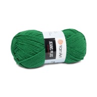 100g bavlnená akrylová priadza Jeans Plus 52 zelená