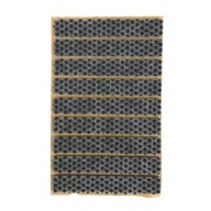 Protišmykové plstené podložky pod nábytok, šedé stoličky, 15x100mm, 9ks