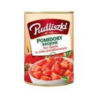 Nakrájané paradajky v paradajkovej šťave Pudliszki 400g