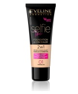 Eveline Selfie Time Covering Foundation 01 Porcelain