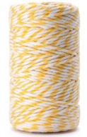 Mäsové nite / priadza 100g, biela a žltá