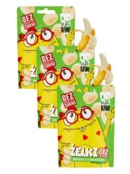Zdravé gumičky s banánovou príchuťou bez cukru, bez želatíny, Vegan Purella 3x35g