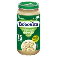 Obed biela zelenina s morkou v omáčke po 15. mesiaci 250g BoboVita