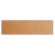 šedý základný košík dno 16x58cm HDF obdĺžnik