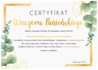 CERTIFIKÁT PRE HORNY PARTY A4 Boho A4