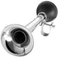 BICYKLOVÁ TRUBKA VEĽKÝ HORN HLASNÝ BIKE ZVON 21cm DUNLOP