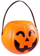 PUMPKIN vedierko Nádoba na cukríky, halloweenske sladkosti, 15x13 cm HAL-036