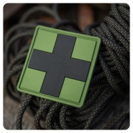 M-TAC MEDIC MEDIC CROSS MEDIC CROSS NÁPISOVÝ ZNAK PVC 5X5 CM OLIVOVÁ ZELENÁ