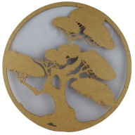 Bonsai strom, lapač snov, mach, mach, veľká základňa