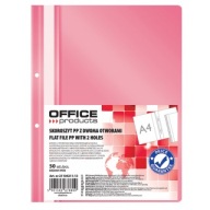 Zasúvacia zložka Office Products, 2-dierová, ružová - 1 ks.