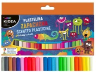 Školská plastelína s vôňou Kidea 24 intenzívnych žiarivých farieb