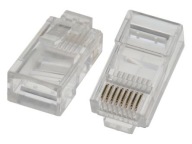MODULÁRNA ZÁSTRČKA, ZÁSTRČKA RJ45, UTP 5E END, 100 KS