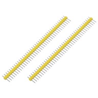 SPOJOVACÍ PÁS ZLATÝ KOLÍK VZDIALENOSŤ 1X40 2,54 mm 2ks