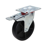 KOLESO Otočné KOLESÁ s brzdou, priemer 125 mm, 130 kg