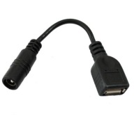Adaptér konvertor zásuvka 2.1/5.5 USB A zásuvka