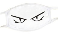 Pleťová maska ​​Eyes Streetwear biela
