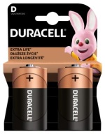 Batérie Duracell Alkaline Basic D LR20 x 2 ks.