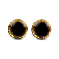 ZLATÝ GLITTER MASKOT OČI 10 mm