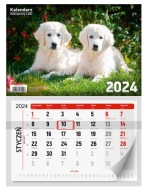 Mesačný kalendár na rok 2024 RÔZNE TLAČE