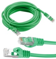 Sieťový kábel LAN ETHERNET internet cat 6 FTP RJ45 0,5m Krútený pár Zelený