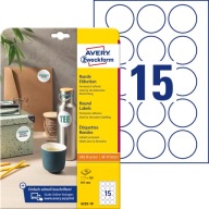 AVERY okrúhle štítky 51mm 6225-10