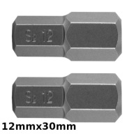 NÁSTROJE HEX S2 X 2KS NEO TOOLS - 12mm x 30mm